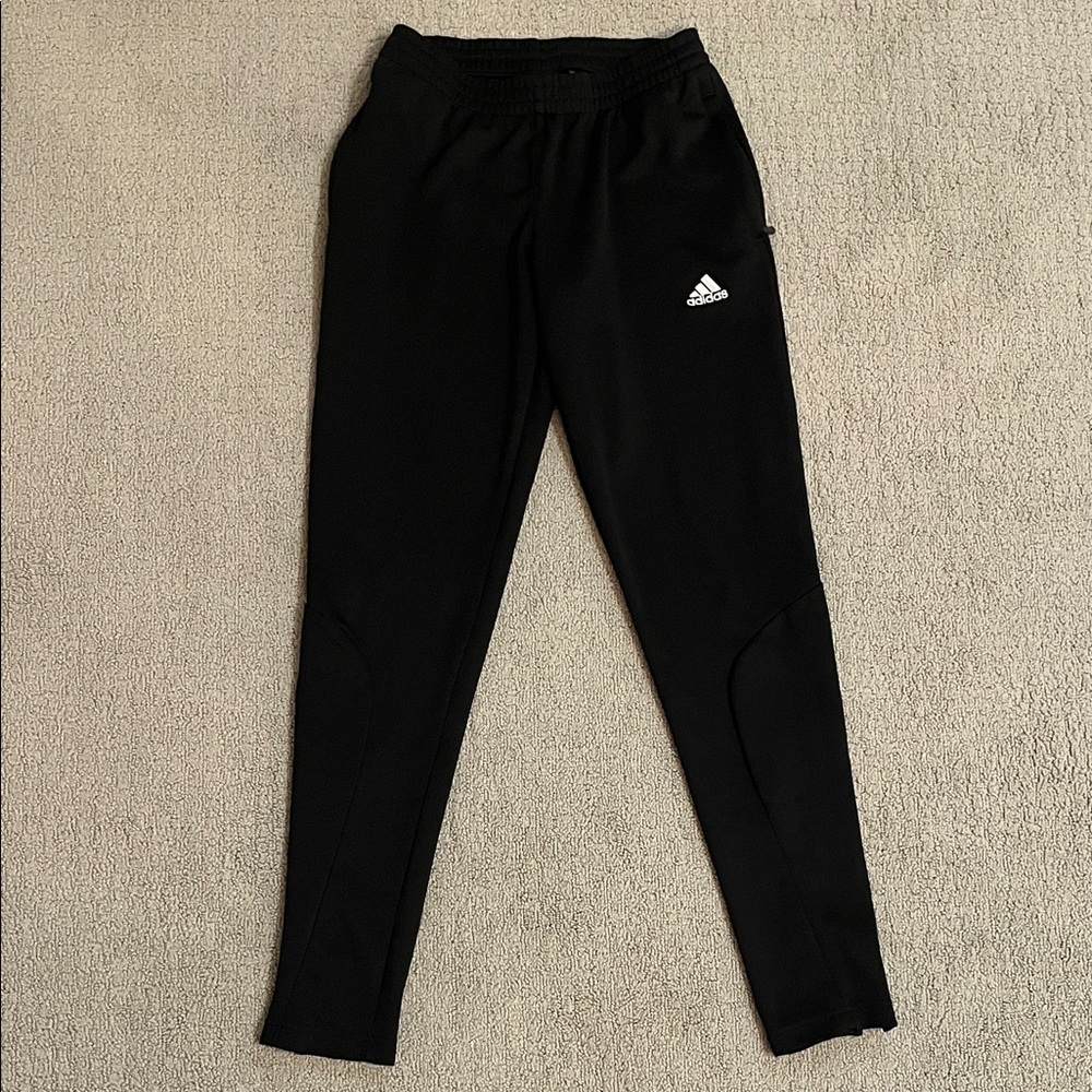 🩷 Adidas Small Men’s (Unisex) Black Jogger Pants Soccer Pants Lounge Wear